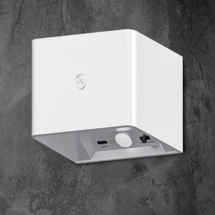 LED Dimming τοίχου αφής φωστικό με αισθητήρα MIRI LED/2,5W/3,7V 3000/4000/6400K 4000 mAh λευκό