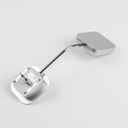 Επιτοίχιο φωτιστικό LED με βύσμα LED/3,2W/230V γυαλιστερό χρώμιο