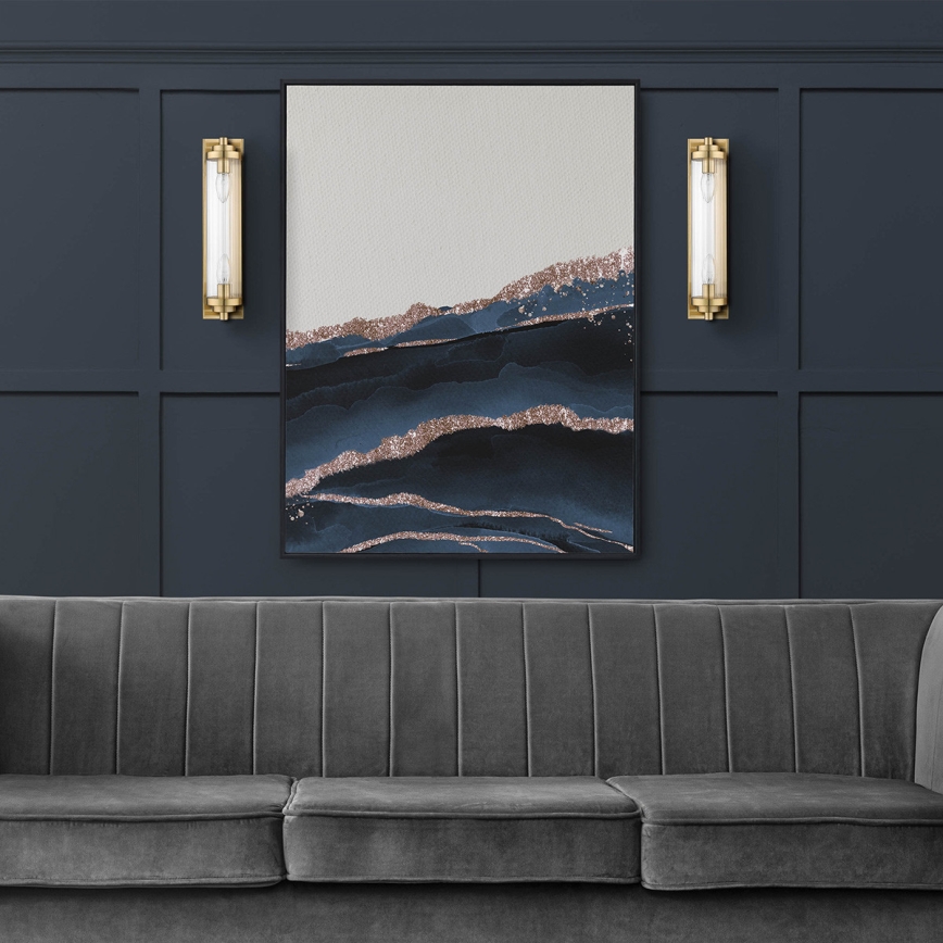 Επιτοίχιο φωτιστικό LORENZO 2xE14/40W/230V χρυσό