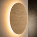 Επιτοίχιο φωτιστικό LUNA 4xG9/8W/230V Ø 30 εκ., σε απόχρωση δρυός