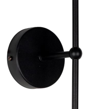 Επιτοίχιο φωτιστικό MADELA 1xE14/40W/230V λευκό/μαύρο