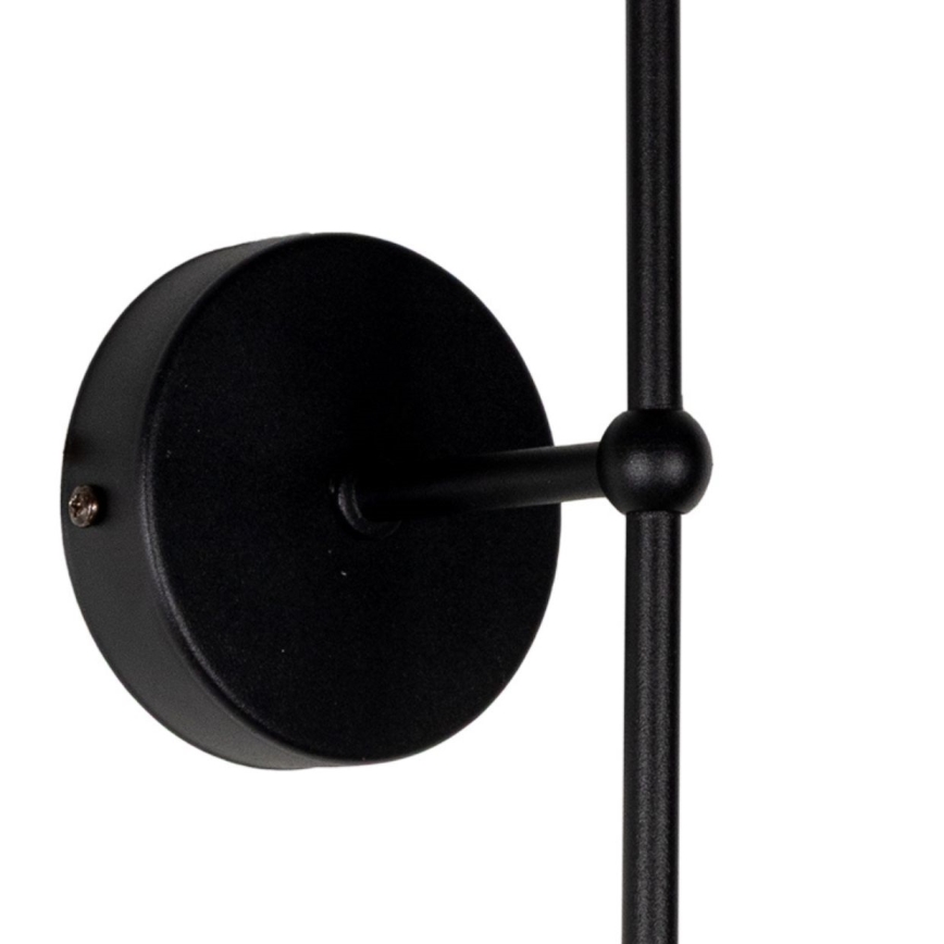 Επιτοίχιο φωτιστικό MADELA 1xE14/40W/230V λευκό/μαύρο