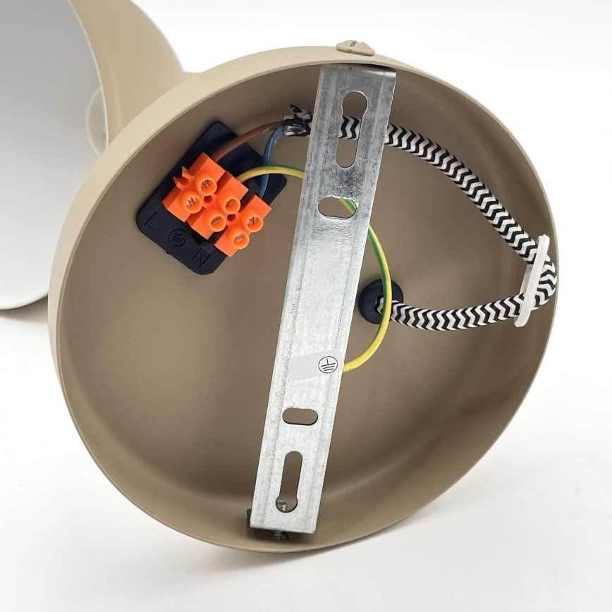 Επιτοίχιο φωτιστικό MARCELLO 1xE27/15W/230V μπεζ