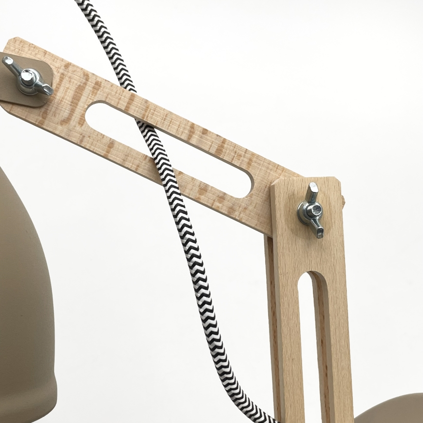 Επιτοίχιο φωτιστικό MARCELLO 1xE27/15W/230V μπεζ