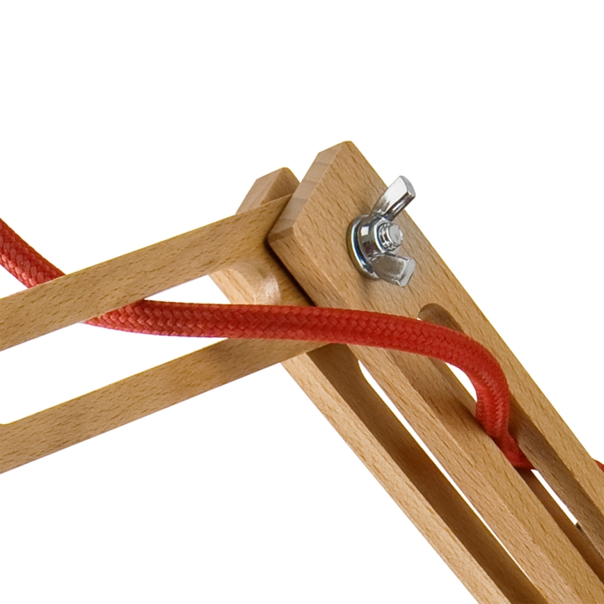 Επιτοίχιο φωτιστικό MARCELLO 1xE27/60W/230V οξιά