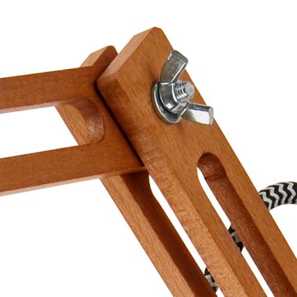 Επιτοίχιο φωτιστικό MARCELLO 1xE27/60W/230V οξιά