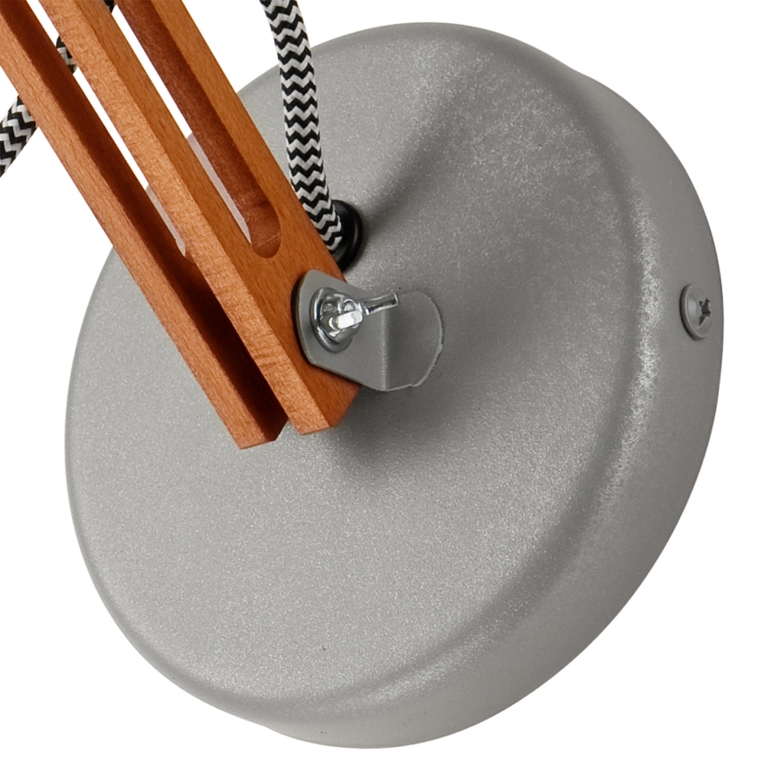 Επιτοίχιο φωτιστικό MARCELLO 1xE27/60W/230V οξιά