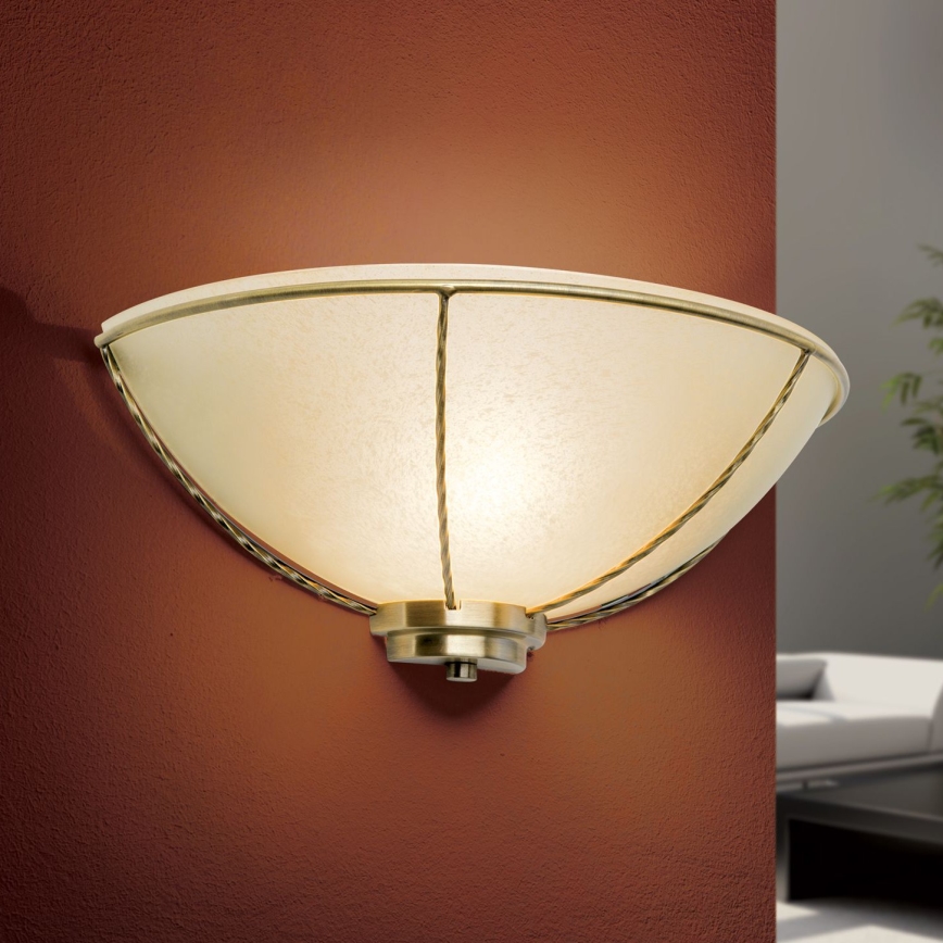 Επιτοίχιο φωτιστικό MAURO 1xE27/60W/230V μπρονζέ