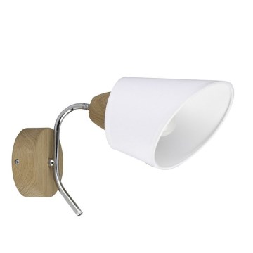 Επιτοίχιο φωτιστικό METTE 1xE27/40W/230V δρυς