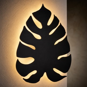 Επιτοίχιο φωτιστικό MONSTERA 3xG9/6W/230V μαύρο
