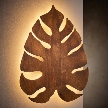 Επιτοίχιο φωτιστικό MONSTERA 3xG9/8W/230V καφέ