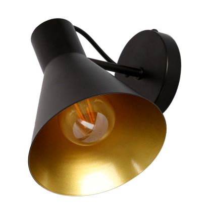 Επιτοίχιο φωτιστικό MORE 1xE27/40W/230V μαύρο