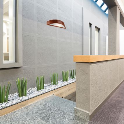 Επιτοίχιο φωτιστικό NATURAL 1xE27/60W/230V πεύκο/καφέ