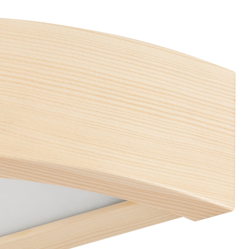 Επιτοίχιο φωτιστικό NATURAL 1xE27/60W/230V πεύκο/μπεζ
