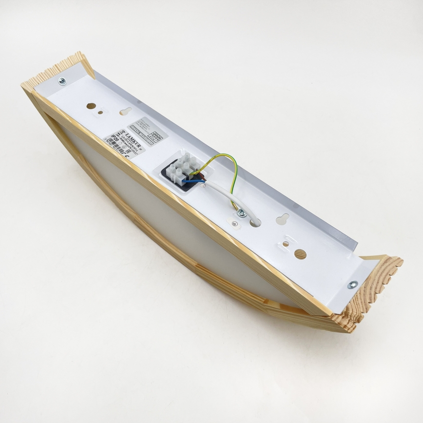 Επιτοίχιο φωτιστικό NATURAL MODERN 1xE27/15W/230V, σε φινίρισμα πεύκου