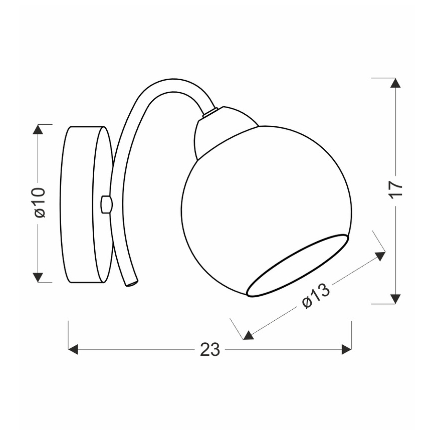 Επιτοίχιο φωτιστικό NESTOR 1xE27/40W/230V ορειχάλκινο