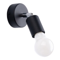 Επιτοίχιο φωτιστικό σημείου FORNES 1xE27/60W/230V μαύρο