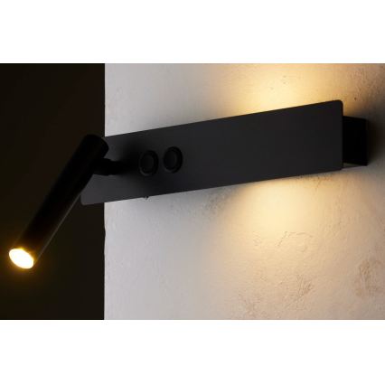 Επιτοίχιο φωτιστικό σποτ HOTEL MOOD 1xG9/12W/230V + 1xG9/3W μαύρο