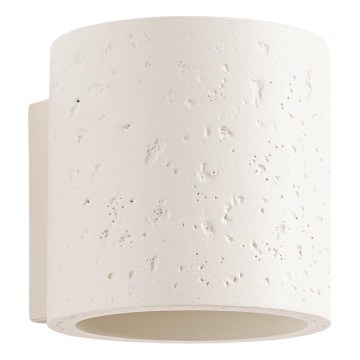 Επιτοίχιο φωτιστικό σποτ ORBIS 1xG9/8W/230V μπετόν/κρεμ