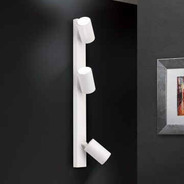 Επιτοίχιο φωτιστικό σποτ SEAN 3xGU10/13W/230V λευκό