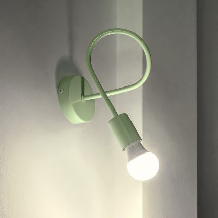 Επιτοίχιο φωτιστικό OXFORD 1xE27/15W/230V πράσινο
