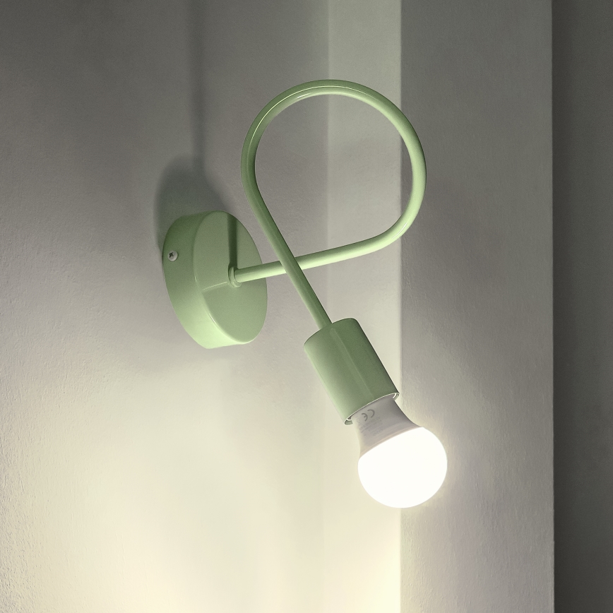 Επιτοίχιο φωτιστικό OXFORD 1xE27/15W/230V πράσινο