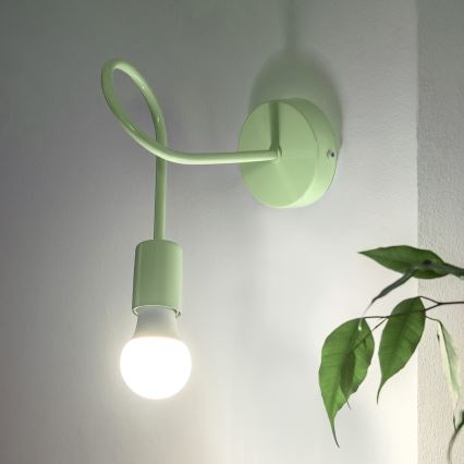 Επιτοίχιο φωτιστικό OXFORD 1xE27/15W/230V πράσινο
