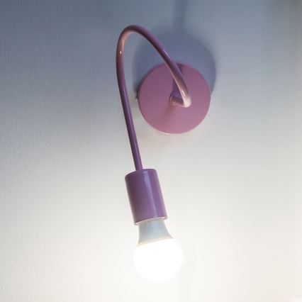 Επιτοίχιο φωτιστικό OXFORD 1xE27/15W/230V ροζ