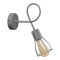 Επιτοίχιο φωτιστικό OXFORD 1xE27/15W/230V γκρίζο