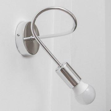 Επιτοίχιο φωτιστικό OXFORD 1xE27/15W/230V γυαλιστερό χρώμιο