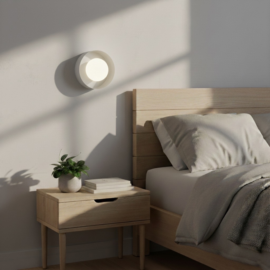 Επιτοίχιο φωτιστικό OZZY 1xG9/8W/230V λευκό