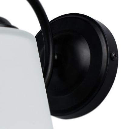 Επιτοίχιο φωτιστικό PAFOS 1xE27/15W/230V μαύρο