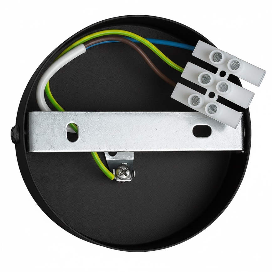 Επιτοίχιο φωτιστικό PAFOS 1xE27/15W/230V μαύρο