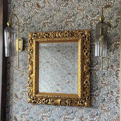 Επιτοίχιο φωτιστικό PIEGA 1xE14/40W/230V μπρούτζινο/καπνιστό μαύρο