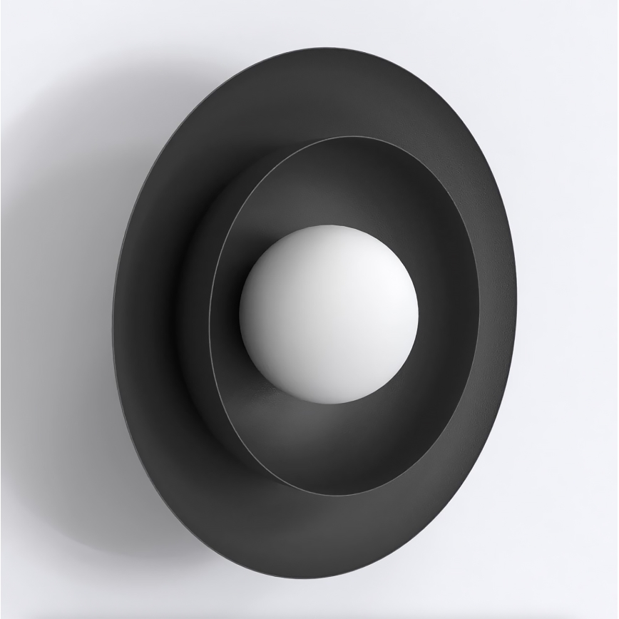 Επιτοίχιο φωτιστικό POPPI 1xG9/8W/230V μαύρο