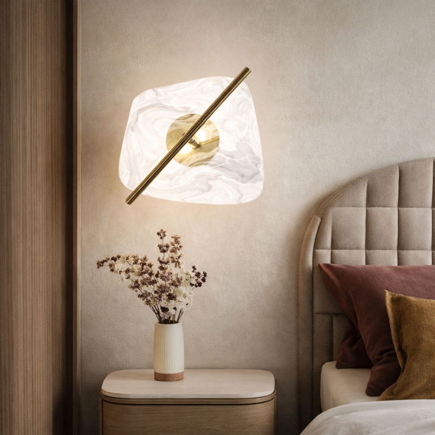 Επιτοίχιο φωτιστικό RELAX LED/5W/230V χρυσό/λευκό