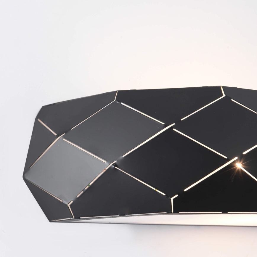 Επιτοίχιο φωτιστικό REUS 1xE27/40W/230V μαύρο