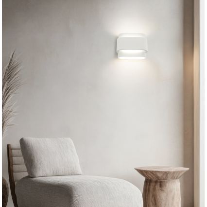Επιτοίχιο φωτιστικό SANDRA 2xG9/80W/230V λευκό