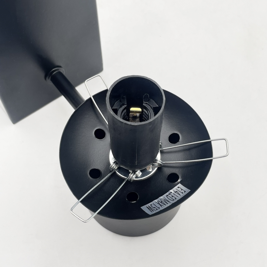 Επιτοίχιο φωτιστικό SFERIO 1xE14/5W/230V μαύρο/καπνιστό μαύρο
