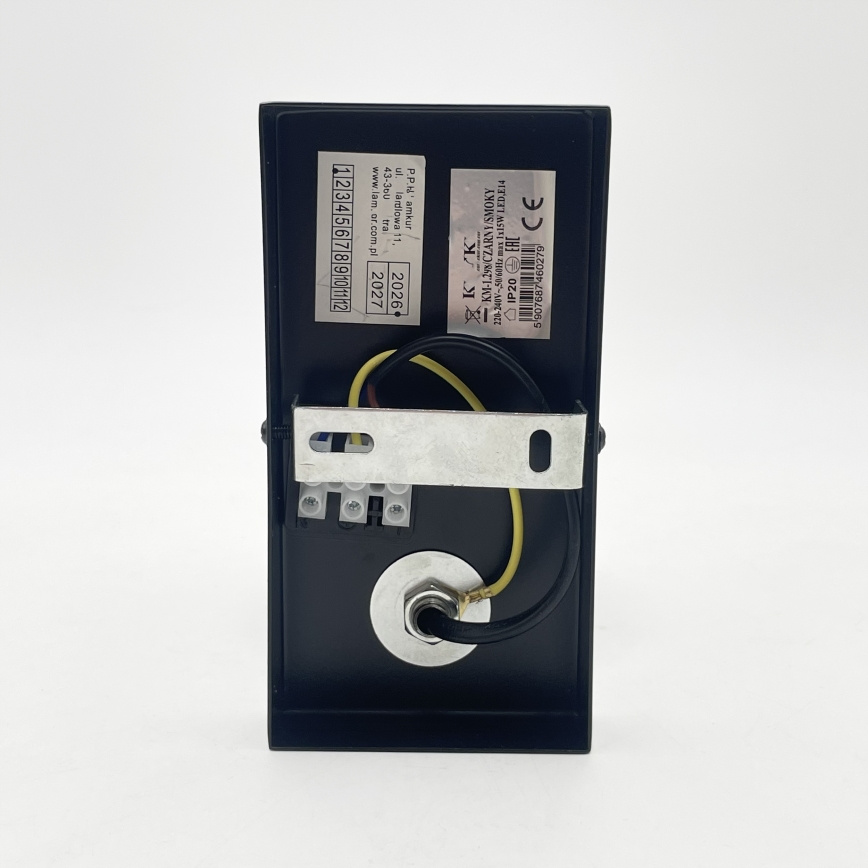 Επιτοίχιο φωτιστικό SFERIO 1xE14/5W/230V μαύρο/καπνιστό μαύρο
