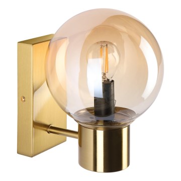 Επιτοίχιο φωτιστικό SFERIO 1xE14/5W/230V μπρούτζινο/καπνιστό μπεζ