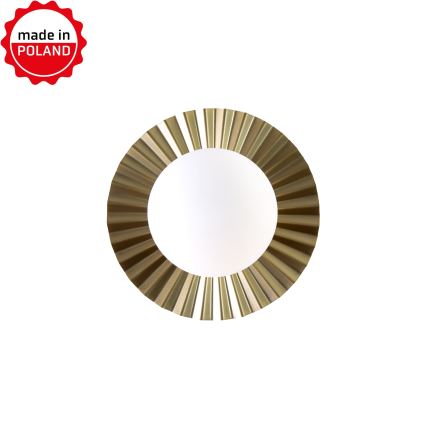 Επιτοίχιο φωτιστικό SUNPLISS 1xG9/10W/230V Ø 20 cm σε χρυσό/κρεμ