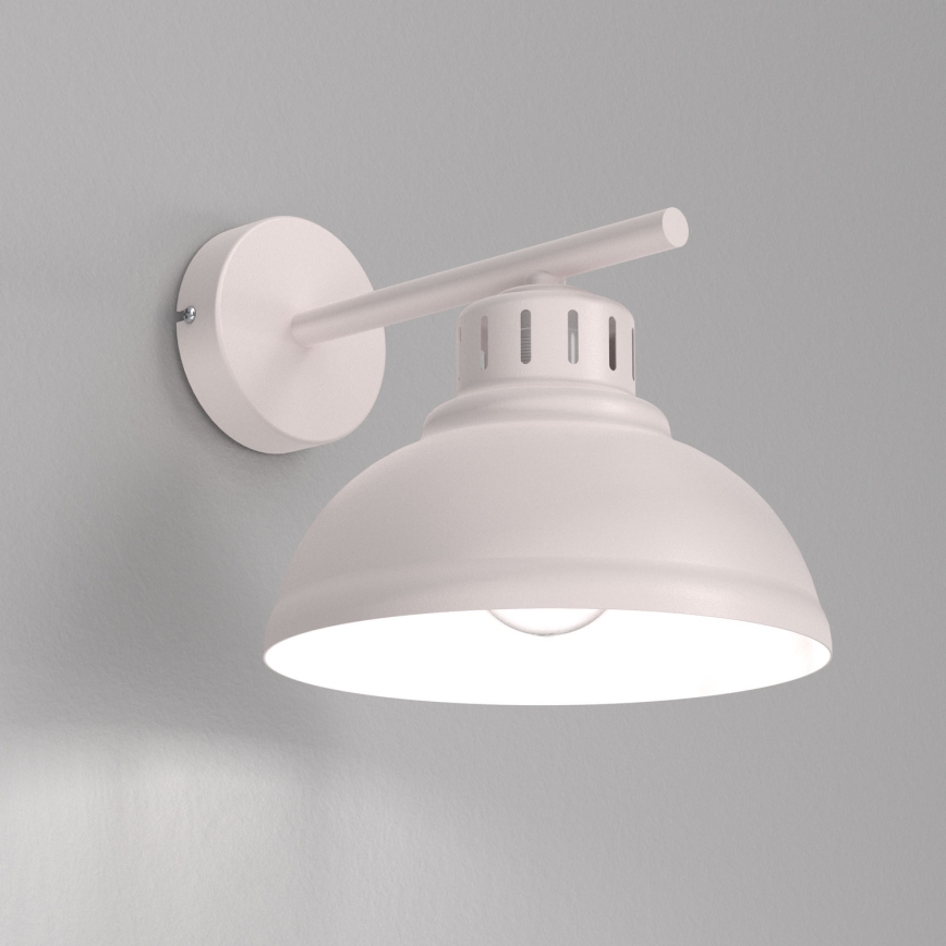 Επιτοίχιο φωτιστικό SVEN 1xE27/15W/230V, απόχρωση κρεμ
