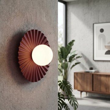 Επιτοίχιο φωτιστικό UMBRA 1xG9/8W/230V κόκκινο