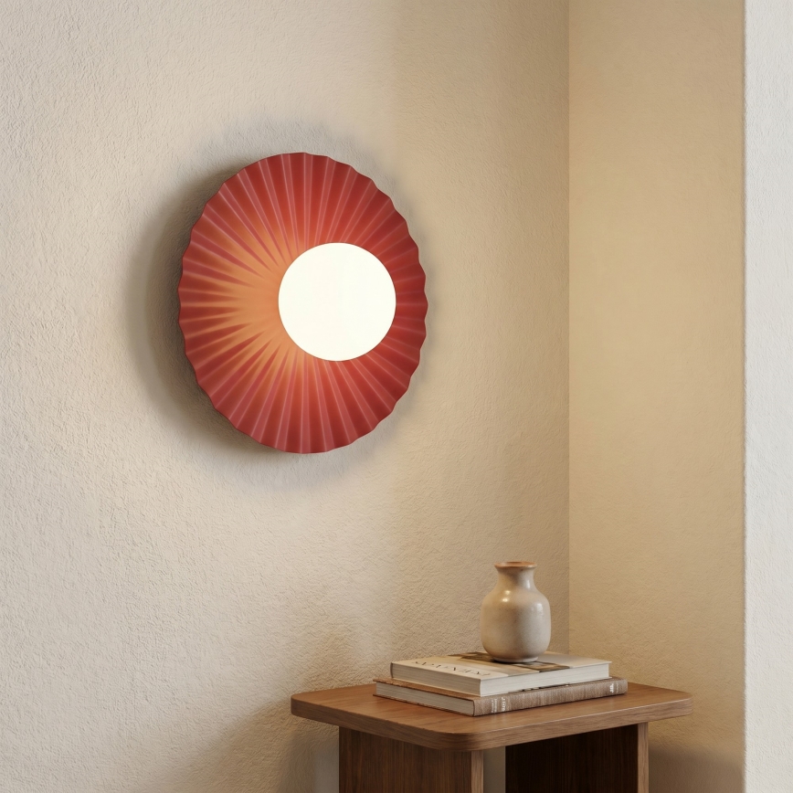 Επιτοίχιο φωτιστικό UMBRA 1xG9/8W/230V κόκκινο