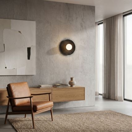 Επιτοίχιο φωτιστικό UMBRA 1xG9/8W/230V μαύρο