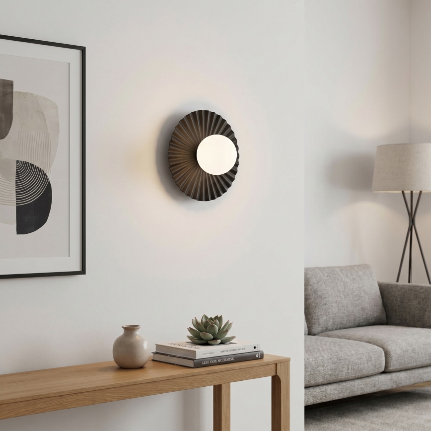 Επιτοίχιο φωτιστικό UMBRA 1xG9/8W/230V μαύρο