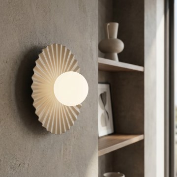 Επιτοίχιο φωτιστικό UMBRA 1xG9/8W/230V μπεζ