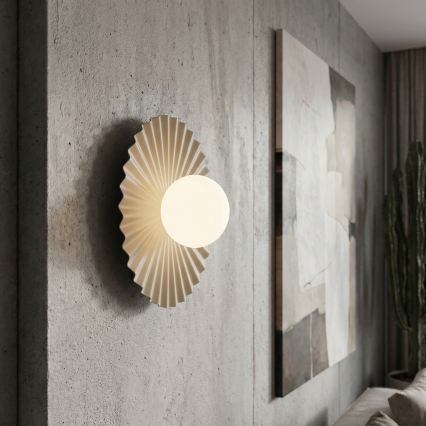 Επιτοίχιο φωτιστικό UMBRA 1xG9/8W/230V μπεζ