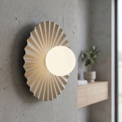 Επιτοίχιο φωτιστικό UMBRA 1xG9/8W/230V μπεζ